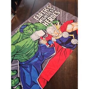 1 Marvel Avengers Mightiest Heroes Reversible Pillow Case Hulk Thor Iron man